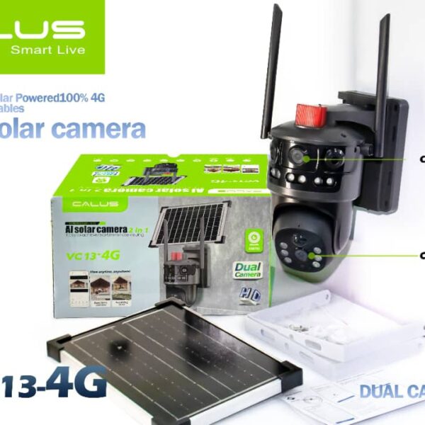 CALUS Caméra Surveillance énergie Solaire Wi-Fi Modèle VC13-4G MF00227